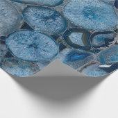 Blue Agate Geschenkpapier (Ecke)