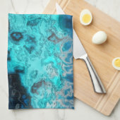 Blue Agate Geschirrtuch (Viertel Falte)