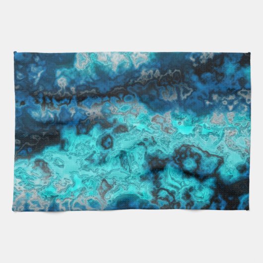 Blue Agate Geschirrtuch (Horizontal)