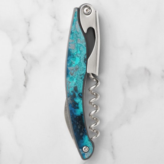 Blue Agate Kellnermesser (Rückseite)