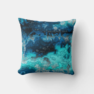 Blue Agate Kissen