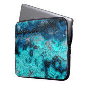Blue Agate Laptopschutzhülle (Vorderseite Links)