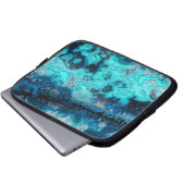 Blue Agate Laptopschutzhülle (Vorne Knopf)