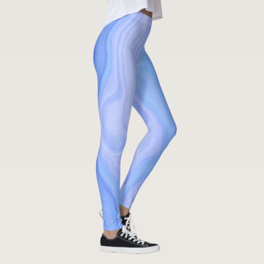 Blue Agate Layers Leggings (Rechts)