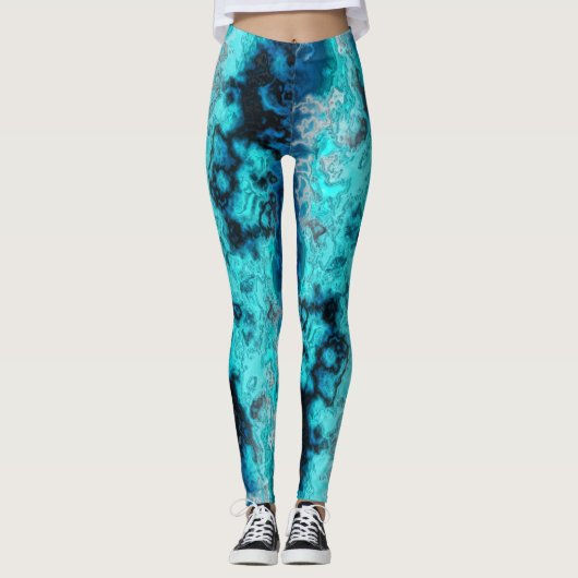 Blue Agate Leggings (Vorderseite)