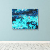 Blue Agate Leinwanddruck (Insitu (Holzboden))
