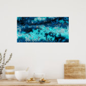 Blue Agate Poster (Küche)