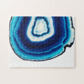 Blue Agate Slice | Puzzle (Horizontal)