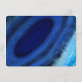 Blue Agate Stationery Mitteilungskarte (Rückseite)