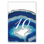 Blue Agate Tischnummer (Vorderseite)
