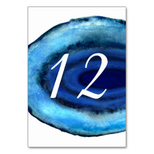 Blue Agate Tischnummer
