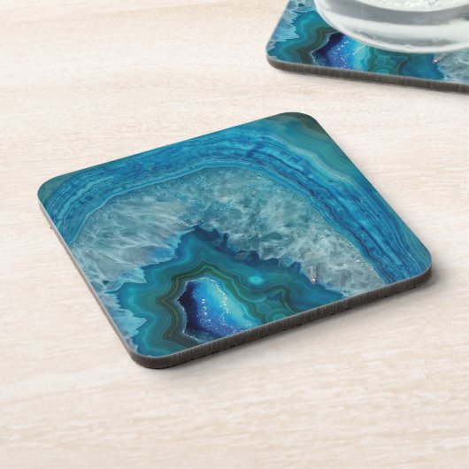 Blue Agate Untersetzer (Linke Seite)