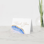 Blue Agate Vielen Dank Karten (Vorderseite)