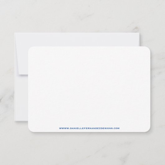 Blue Agate Wedding RSVP (Rückseite)