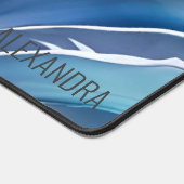 Blue Agave Abstrakt Schreibtischunterlage (Ecke)