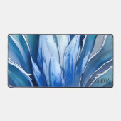 Blue Agave Abstrakt Schreibtischunterlage (Vorderseite)