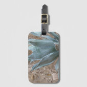 Blue Agave Pflanze Foto von Texas Mission Gepäckanhänger (Vorderseite Vertikal)