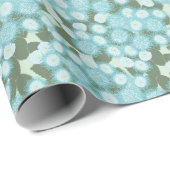 Blue Ageratum Houstonianum oder die Floss-Blume Geschenkpapier (Rolleneckpunkt)