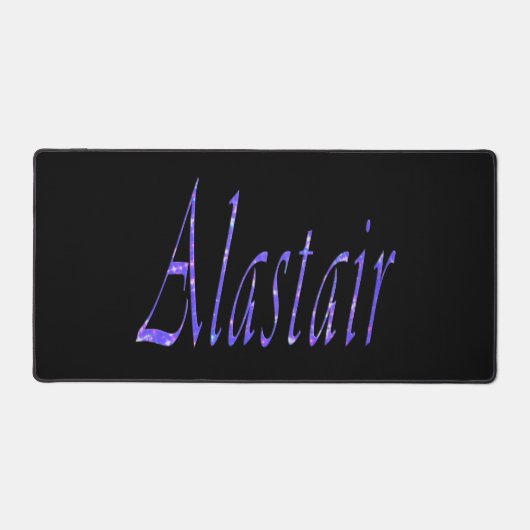 Blue Alastair Name, Schreibtisch Mat Schreibtischunterlage (Vorderseite)