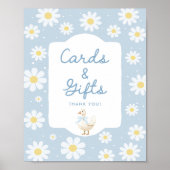 Blue Albern Goose Cards & Gifts Zeichen Poster (Vorne)
