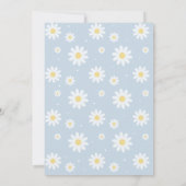 Blue Albern Gose Boy Baby Dusche Einladung (Rückseite)