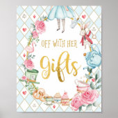 Blue Alice im Wunderland OFF mit ihrem GIFTS-Zeich Poster (Vorne)