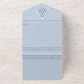 Blue All in One Christmas Event Einladung (Außenbereich)