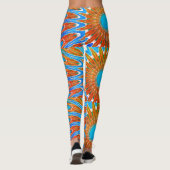 Blue All-Over-Print-Leggings Leggings (Rückseite)