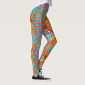 Blue All-Over-Print-Leggings Leggings (Rechts)