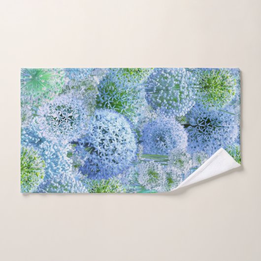 Blue Alliums Handtuch (Handtuch)