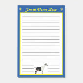 Blue Alpine Dairy Goat & Honey Bee Farm Post-it Klebezettel (Vorderseite)