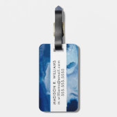 Blue Amore II Gepäckanhänger (Rückseite vertikal)