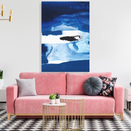 Blue Amore II Leinwanddruck (Insitu (Wohnzimmer))