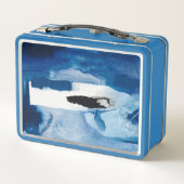 Blue Amore II Metall Lunch Box (Rückseite)