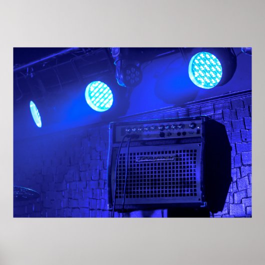 Blue Amp Poster (Vorne)