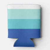 Blue Anchor Beach Zuhause gestreift Dosenkühler (Rückseite)