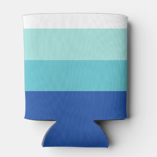 Blue Anchor Beach Zuhause gestreift Dosenkühler (Rückseite)