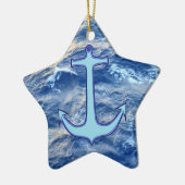 Blue Anchor Keramikornament (Links)