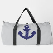 Blue Anchor Lt Gray Athletic Reise Duffle Bag (Vorderseite)