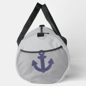 Blue Anchor Lt Gray Athletic Reise Duffle Bag (Rechts)