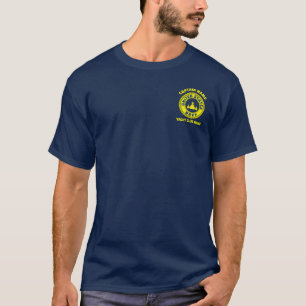 Blue Anchor nautische Kapitän Schiff Sommer T-Shirt