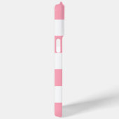 Blue Anchor on Pink Stripes Nautical Theme Case-Mate iPhone Hülle (Rückseite / Rechts)