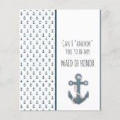 Blue Anchor wird meine Trauzeugin sein (Vorderseite)