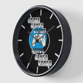 Blue and Black Gamer | Video-Controller Uhr (Winkel)