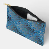 Blue and Black Travel Accessoire Bag Zubehörtasche (Offen)