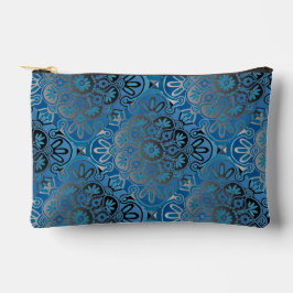 Blue and Black Travel Accessoire Bag Zubehörtasche