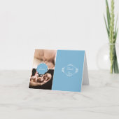 Blue and Brown Baby Giraffe Danke (Vorderseite)