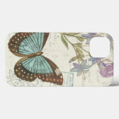 Blue and Brown Butterfly Case-Mate iPhone Hülle (Rückseite (Horizontal))