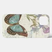 Blue and Brown Butterfly Case-Mate iPhone Hülle (Rückseite (Horizontal))