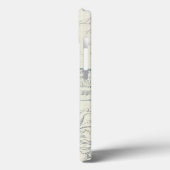 Blue and Brown Butterfly Case-Mate iPhone Hülle (Rückseite / Links)